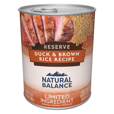 Natural Balance, Can, Adult - LID - Reserve Duck & Brown Rice - 368 g - Wet Dog Food