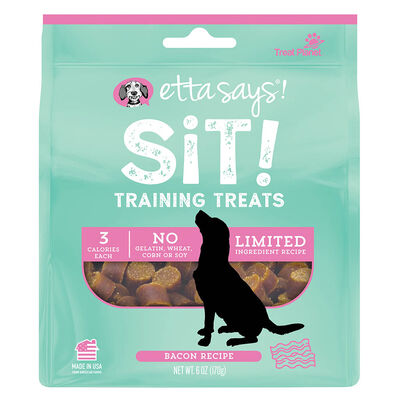 Etta Says!, Sit! Training Treats - Bacon - 6 oz