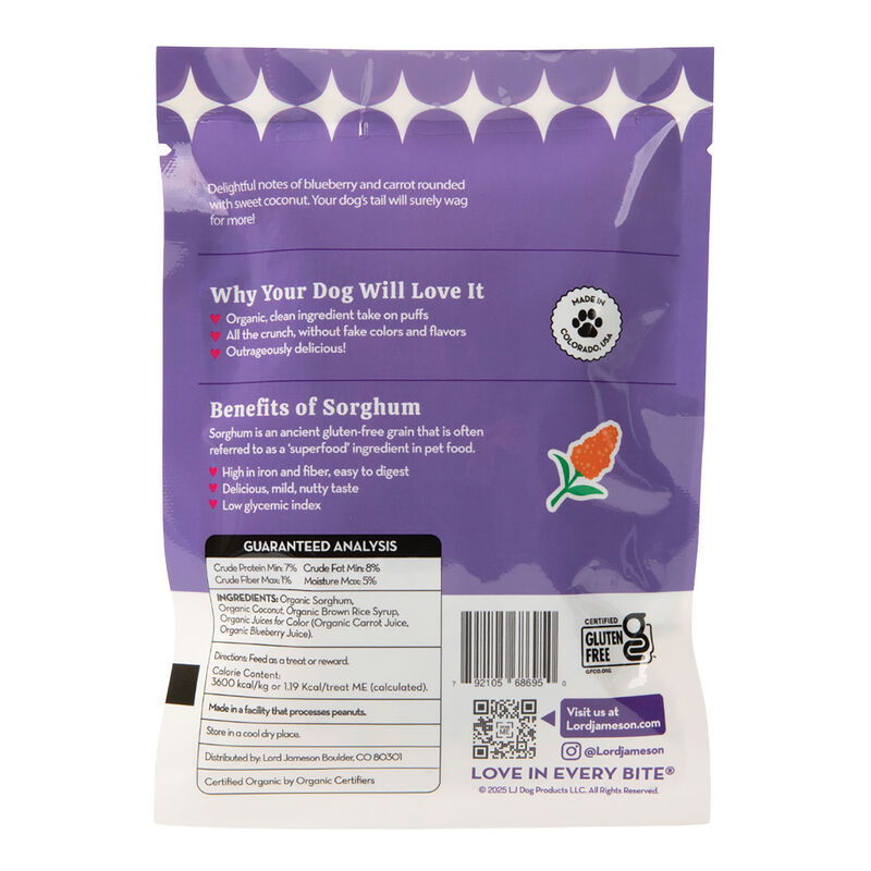 Lord Jameson, Love Puffs - Wild Berri - Dog Treat image number null