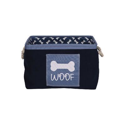 Storage Oasis, Rectangle Storage Bin - Woof Corduroy - 15x10.5x15"