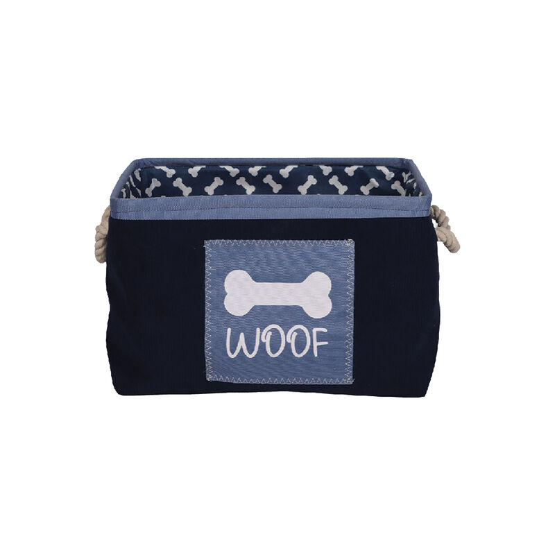 Storage Oasis, Rectangle Storage Bin - Woof Corduroy - 15x10.5x15" image number null
