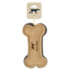 Tall Tails, Leather Wool Bone - 6" - Toss Dog Toy image number null