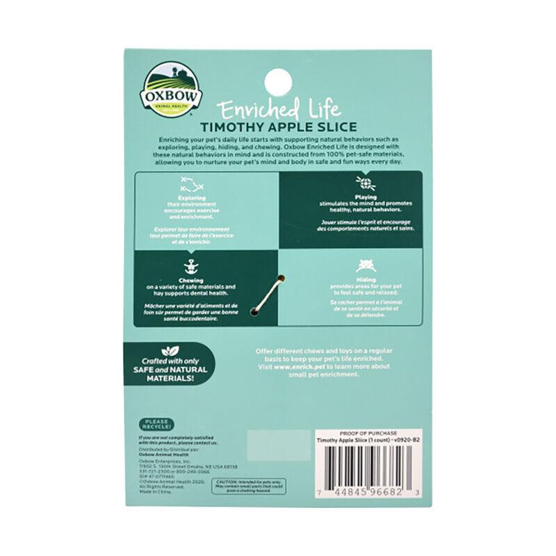 Oxbow, Enriched Life, Timothy Apple Slice image number null