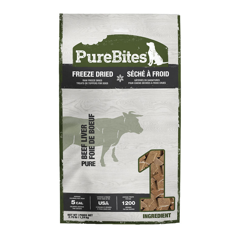 PureBites, Jumbo Size Treats - Beef Liver - 1248 g - Freeze Dried Dog Treat image number null