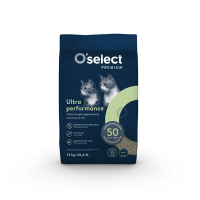 Ultra Performance Clumping Clay Litter - Unscented - 12 kg