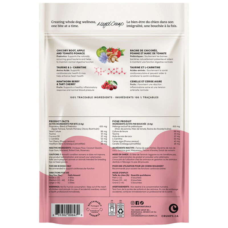 Crumps' Naturals Gutsy - Heart Treats - 190 g image number null