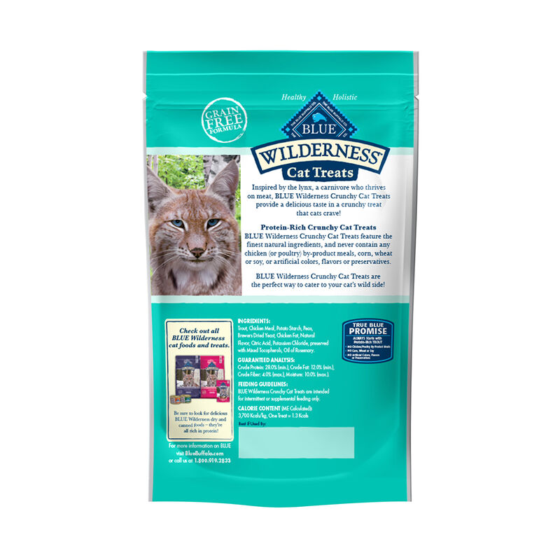 Blue Buffalo, Feline Treat - Wilderness - Crunchy Trout - 56 g - Cat Treat image number null