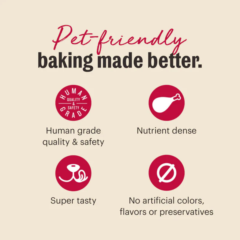 The Honest Kitchen, Ready-to-Make Birthday Cake Mix &ndash; 213 g &ndash; Dog Treat image number null