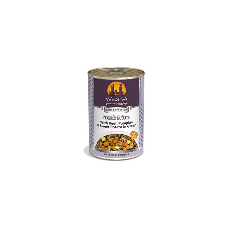 Weruva, Can, Adult - Steak Frites - Shreds - Wet Dog Food image number null