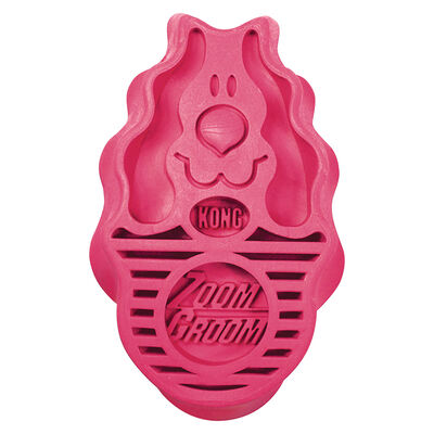 KONG, ZoomGroom - Raspberry - Grooming Brushes & Slickers