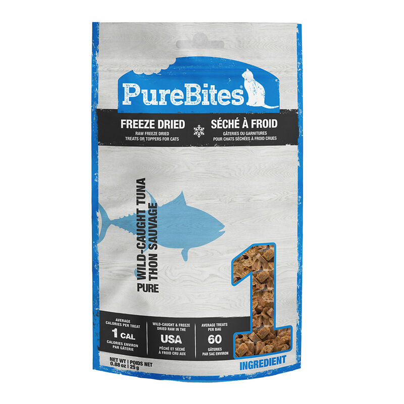PureBites, Feline - Value Size - Tuna - 25g - Freeze Dried Cat Treat image number null