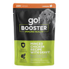 GO! SOLUTIONS,  BOOSTER Immune Health Minced Chicken with gravy - 78 g - Wet Dog Food image number null