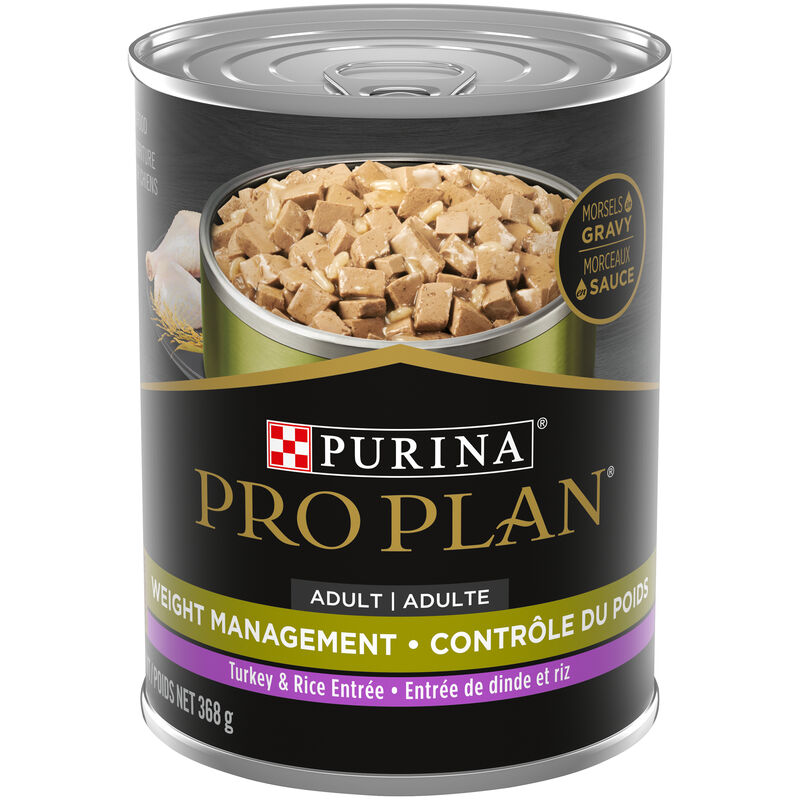 Pro Plan, Can, Adult - Weight Management - Turkey & Rice - 369 g - Wet Dog Food image number null