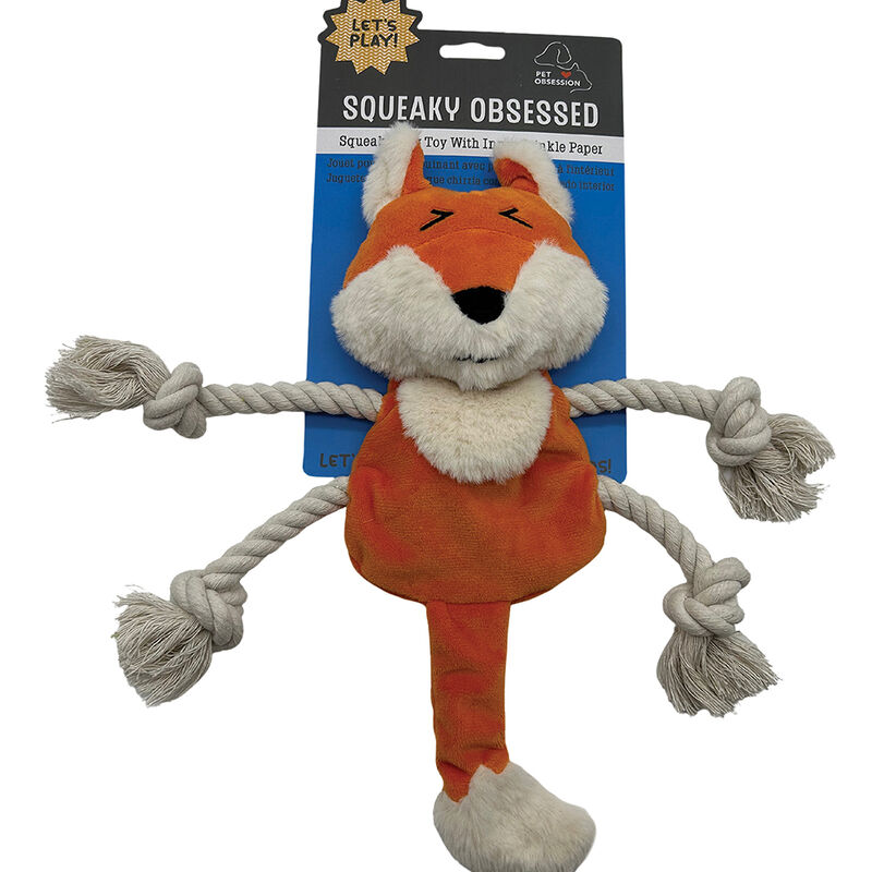 Pet Posse, Fox Rope Toy - 14" image number null