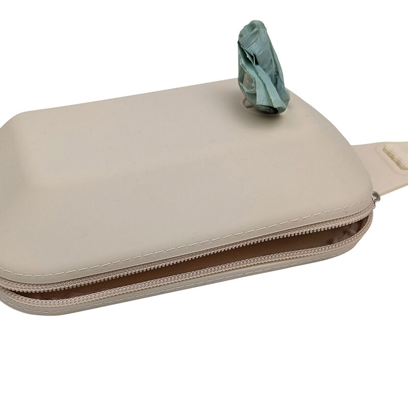 BeOneBreed, Silicone Belt Treat Pouch - Beige image number null