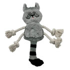 Pet Posse, Racoon Rope Toy - 14" image number null