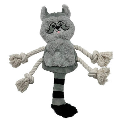 Pet Posse, Racoon Rope Toy - 14"