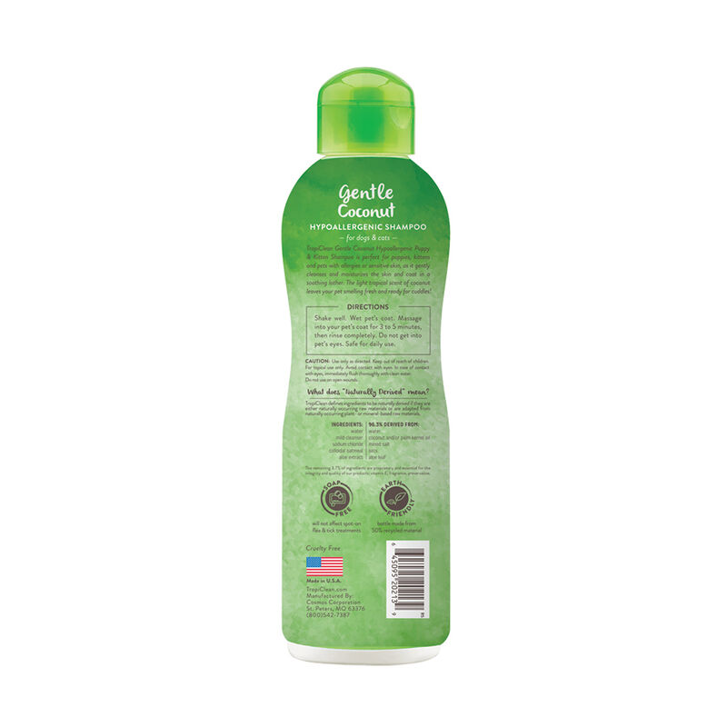 Tropiclean, Gentle Coconut - Puppy & Kitten Shampoo image number null