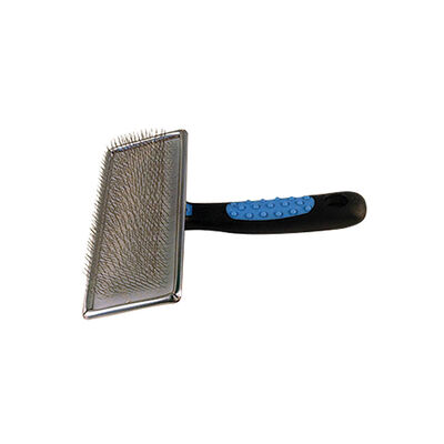 Q, Soft Pin Slicker with Flat Back