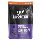 GO! SOLUTIONS,  BOOSTER Weight Management Minced Chicken + Tuna with gravy - 71 g - Wet Cat Food image number null