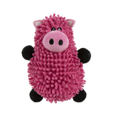 goDog Fuzzy Wuzzy Pig - Dog Toy
