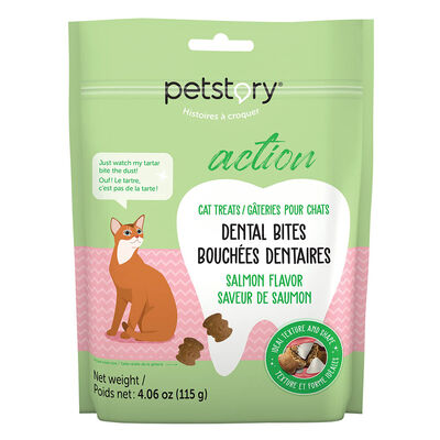Dental Bites for Cats - Salmon - 115 g