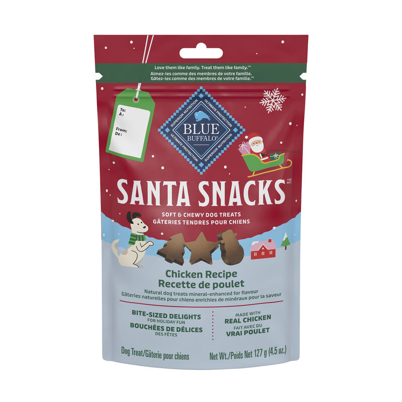 Blue Buffalo, Santa Snacks Soft Treat - 127 g - Dog Treat image number null