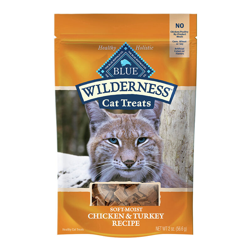 Blue Buffalo, Feline Treat - Wilderness - Chicken & Turkey - 56 g - Cat Treat image number null