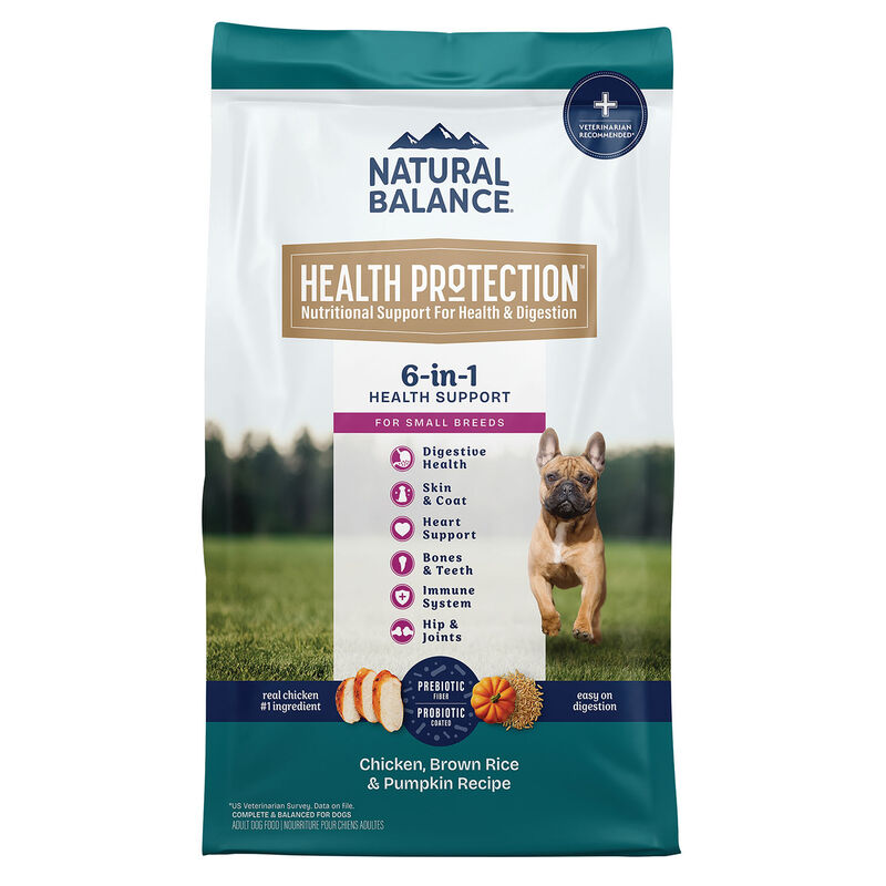 Natural Balance, Health Protection Small Breed - Real Chicken, Brown Rice & Pumpkin Recipe - Dry Dog image number null