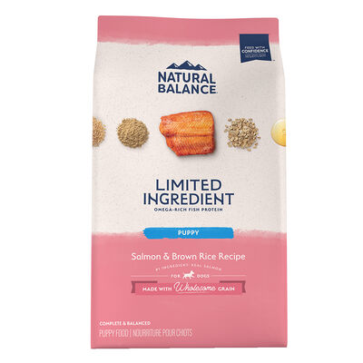 Natural Balance, Puppy - LID Salmon & Rice - Dry Dog Food