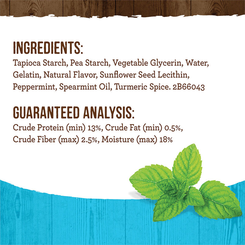 Merrick, Fresh Kisses Brush - Mint - Dog Treat image number null