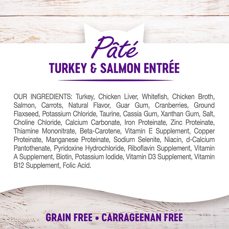 Wellness, Canned Cat Food, Complete Health, Turkey & Salmon - Wet Cat Food image number null