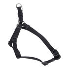 Adjustable Dog Harness, Black, Large - 1" x 26"-38" image number null