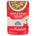 Natural Balance, Feline Adult Platefulls - Salmon, Tuna & Crab - 85 g - Wet Cat Food image number null