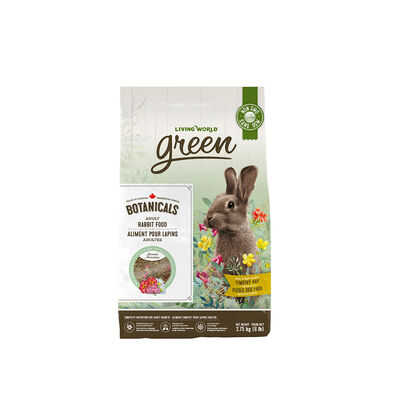Living World Green, Green Botanicals Adult Rabbit Food