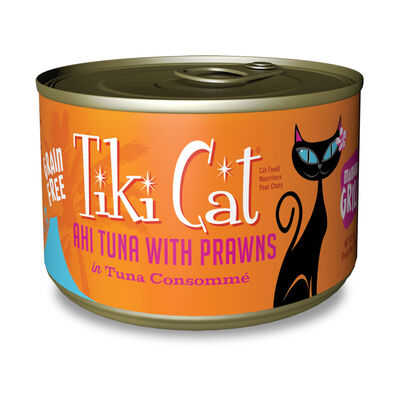 Tiki Cat, Manana Grill with Ahi Tuna & Prawns in Tuna Consomme - 170 g