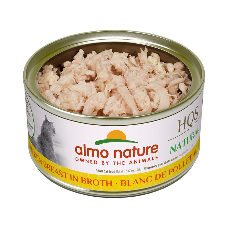 Almo Nature, Can Feline Adult - Chicken Breast in Broth - 2.5 oz - Wet Cat Food image number null