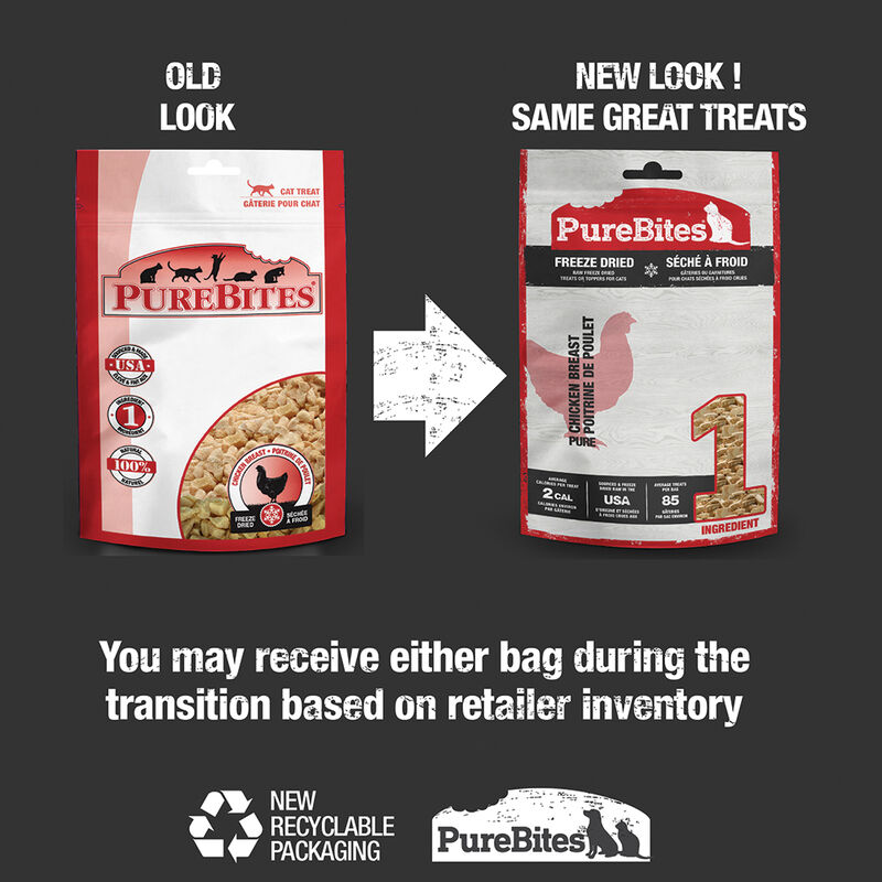 PureBites, Jumbo Size Cat Treats - Chicken Breast - 156 g - Cat Treat image number null