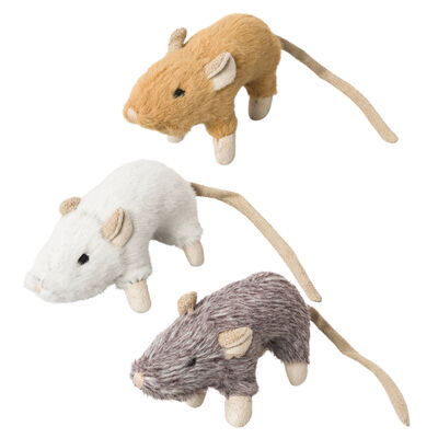 SPOT, House Mouse w/Nip - 4" - Assorted