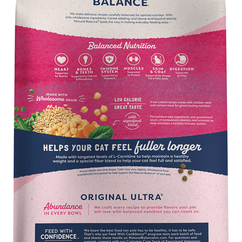 Natural Balance, Ultra Fat Cats - 2.72 kg - Dry Cat Food image number null