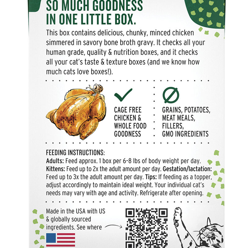 The Honest Kitchen, Minced Chicken in Bone Broth Gravy - Wet Cat Food image number null