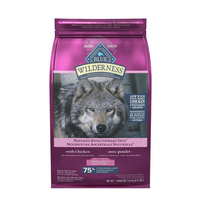 Blue Buffalo, Wilderness with More Meat & Wholesome Grains Small Breed Adult Dog - Chicken - Dry Dog