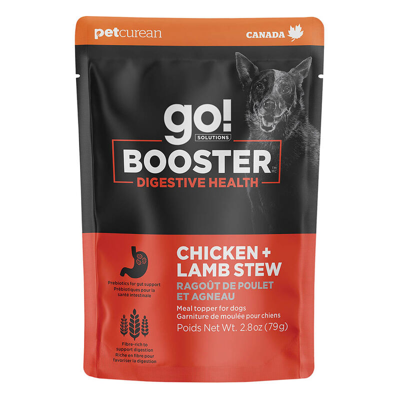 GO! SOLUTIONS,  BOOSTER Digestive Health Chicken + Lamb Stew - 78 g - Wet Dog Food image number null