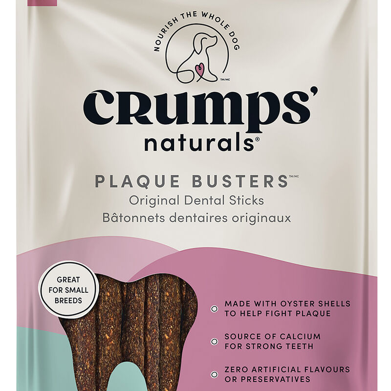 Crumps' Naturals, Plaque Busters 3.5" - Original - 18pk - Dog Treat image number null
