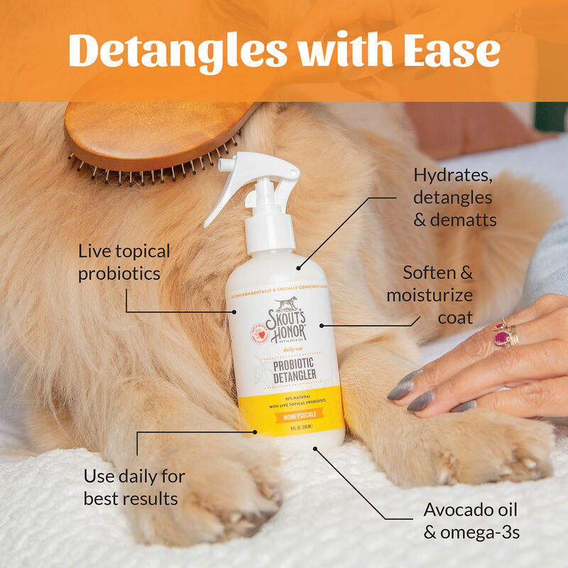 Skouts Honor, Probiotic Daily Use Detangler - Honeysuckle - 8 oz image number null