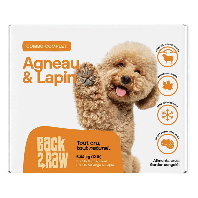 Back2Raw, Complete, Patty - Lamb & Rabbit Blend - 5.44 kg(12x0.45kg) image number null