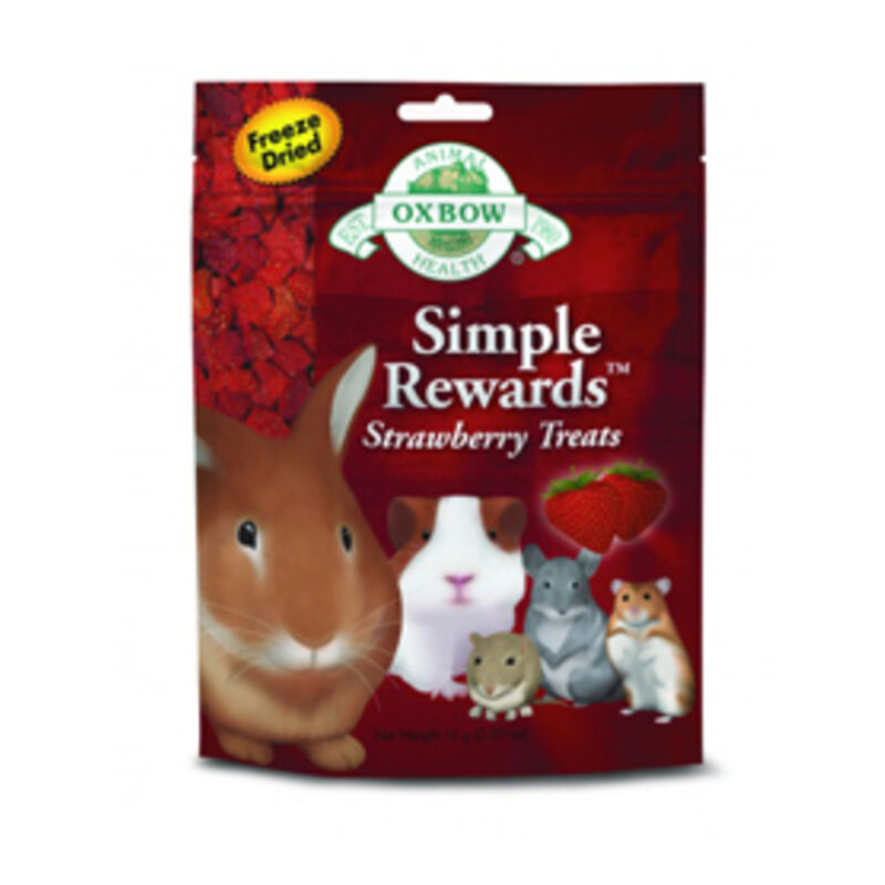 Oxbow, Simple Rewards, Strawberry Treats - 1.4 oz image number null