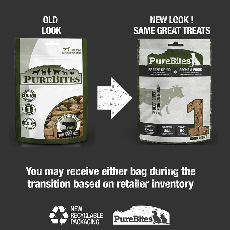 PureBites, Jumbo Size Treats - Beef Liver - 1248 g - Freeze Dried Dog Treat image number null