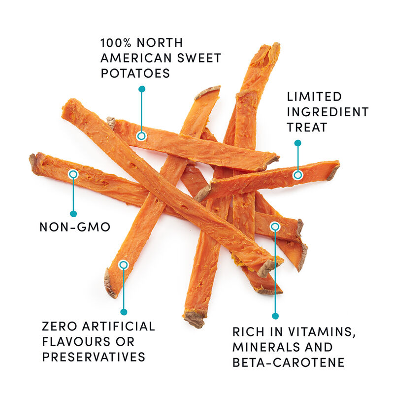 Crumps' Naturals, Sweet Potato Fries - Dog Treat image number null