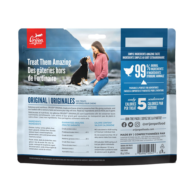 Orijen, Freeze Dried Dog Treat - Original - Freeze Dried Dog Treat image number null